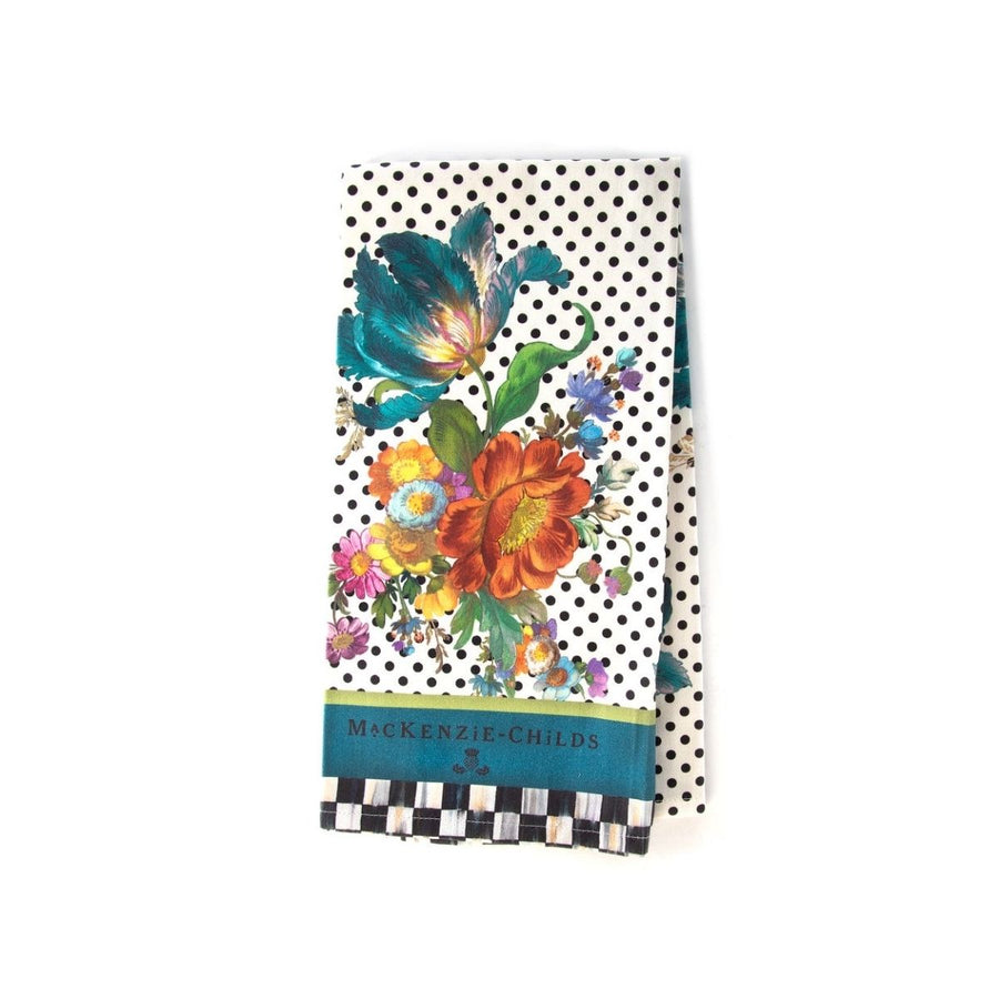 FLOWER MARKET DISH TOWEL - MACKENZIE-CHILDS - Compralo en CorinneRegalos.com