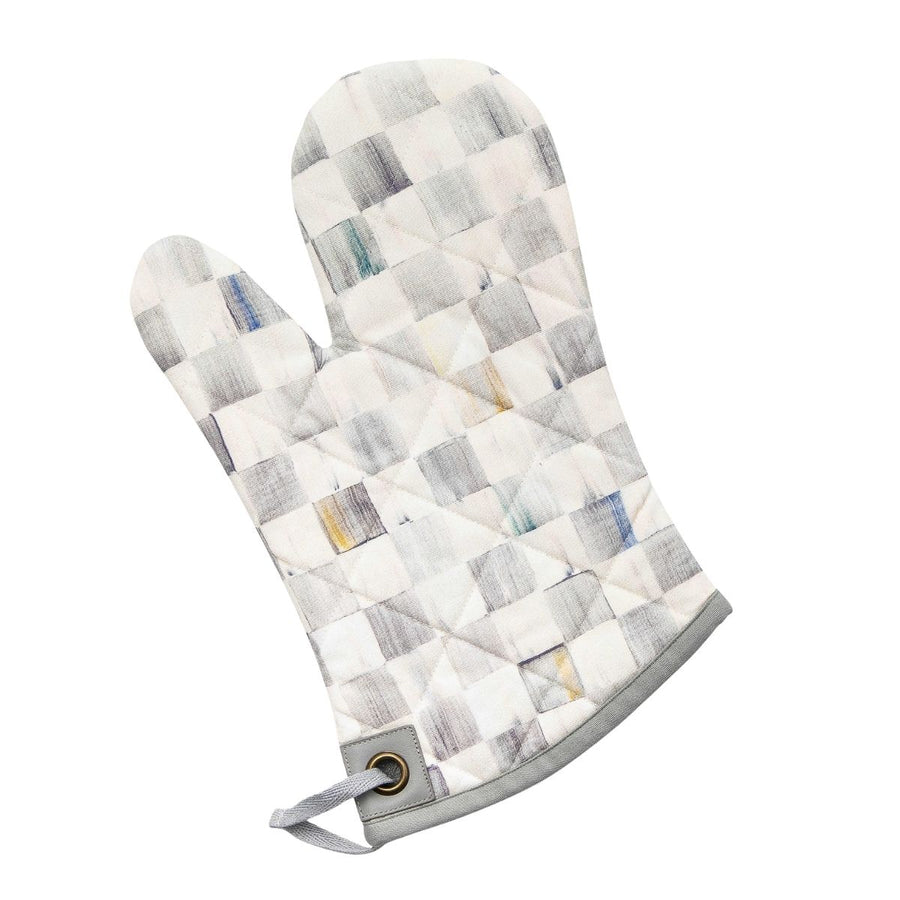 STERLING CHECK BISTRO OVEN MITT - MACKENZIE-CHILDS - Compralo en CorinneRegalos.com