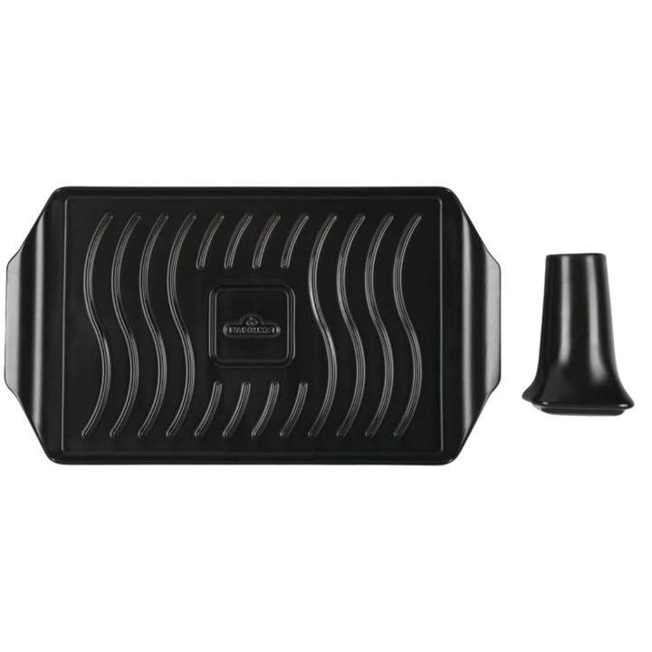 ROAST PAN CERAMIC WITH CHICKEN ROASTER