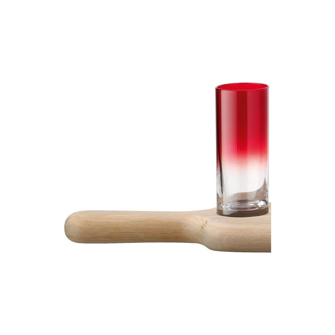 PADDLE GRAND VODKA SET & OAK PADDLE L77CM ASSORTED COLOURS