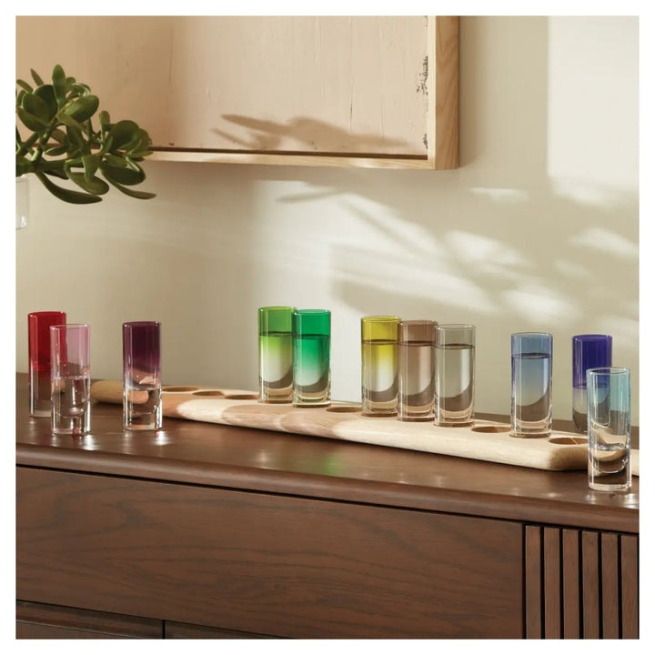 PADDLE GRAND VODKA SET & OAK PADDLE L77CM ASSORTED COLOURS