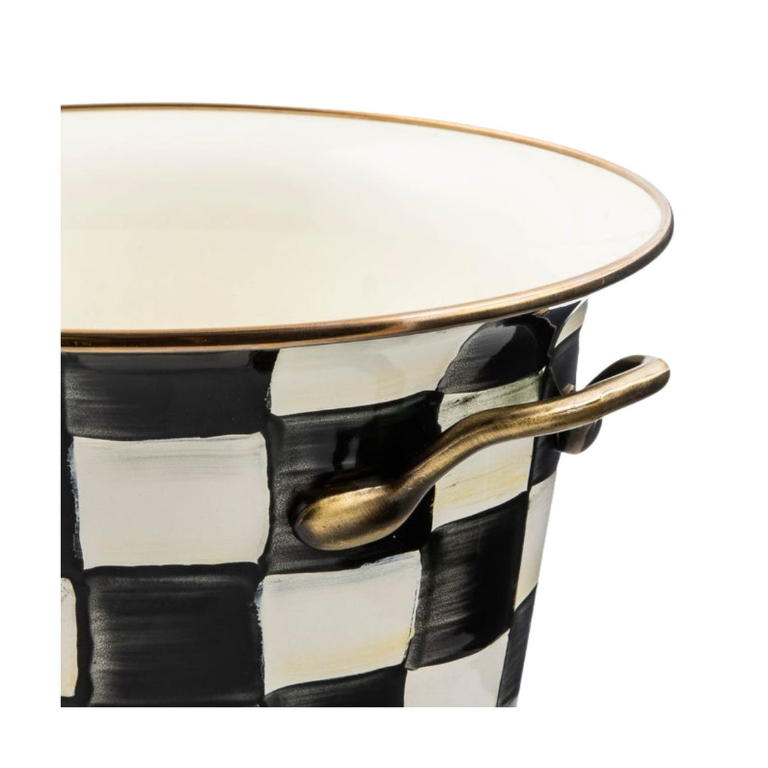 COURTLY CHECK ENAMEL WINE COOLER