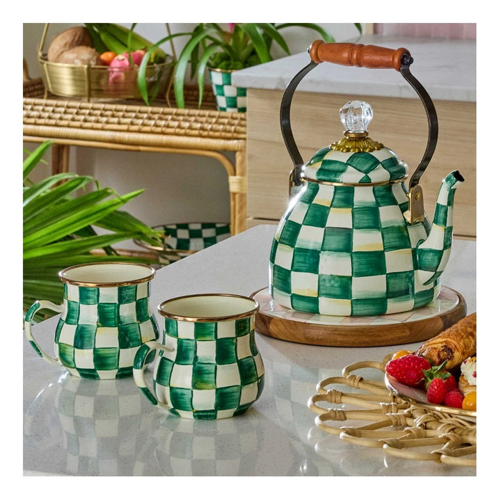 EMERALD CHECK MUG