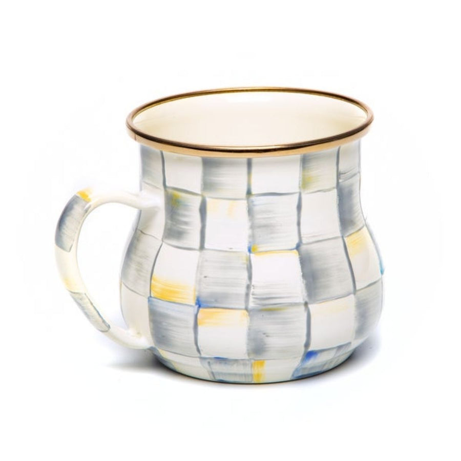 STERLING CHECK MUG - MACKENZIE-CHILDS - Compralo en CorinneRegalos.com