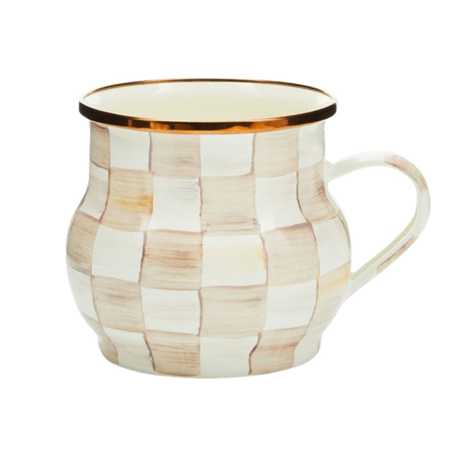 MOCHA CHECK MUG - MACKENZIE-CHILDS - Compralo en CorinneRegalos.com