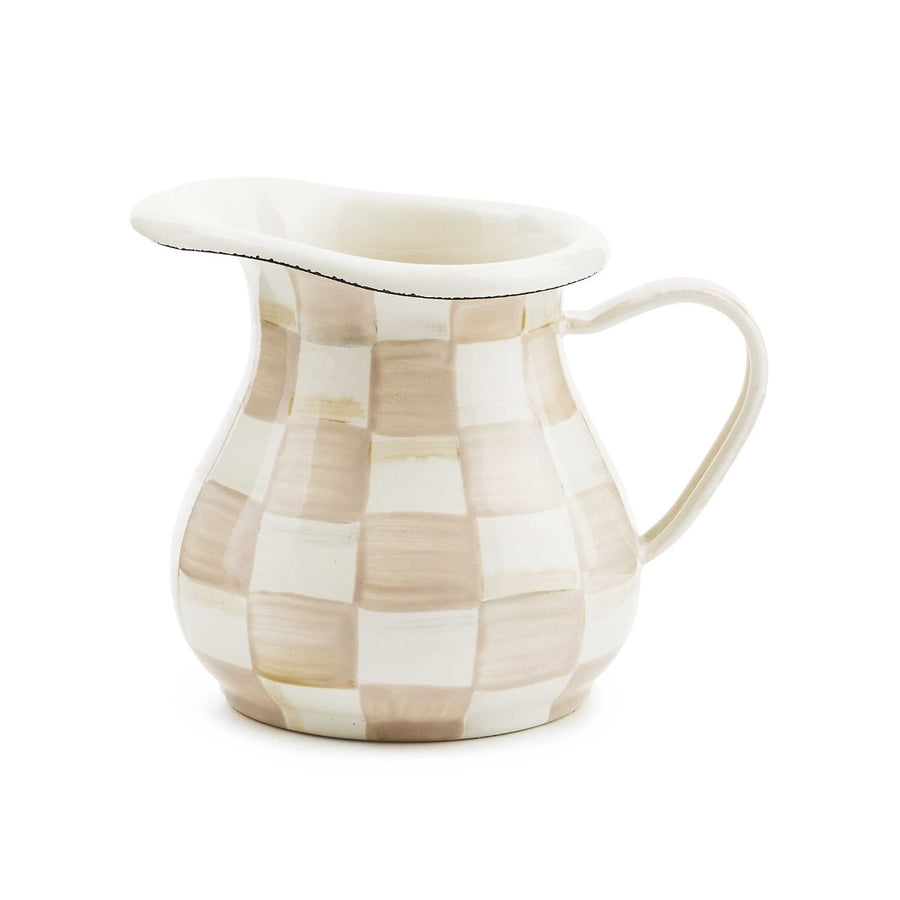 MOCHA CHECK CREAMER - MACKENZIE-CHILDS - Compralo en CorinneRegalos.com