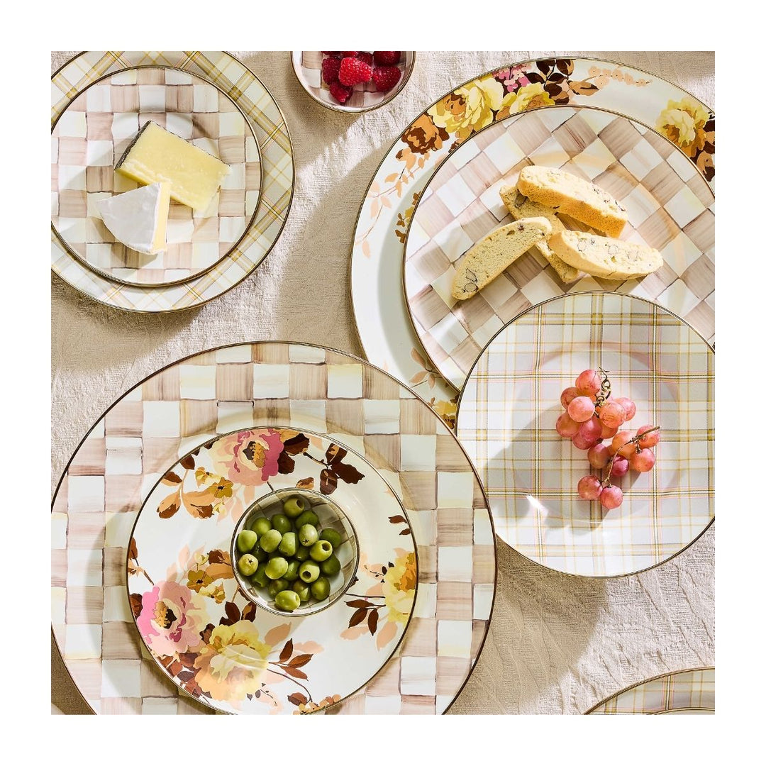 MOCHA CHECK SALAD PLATE