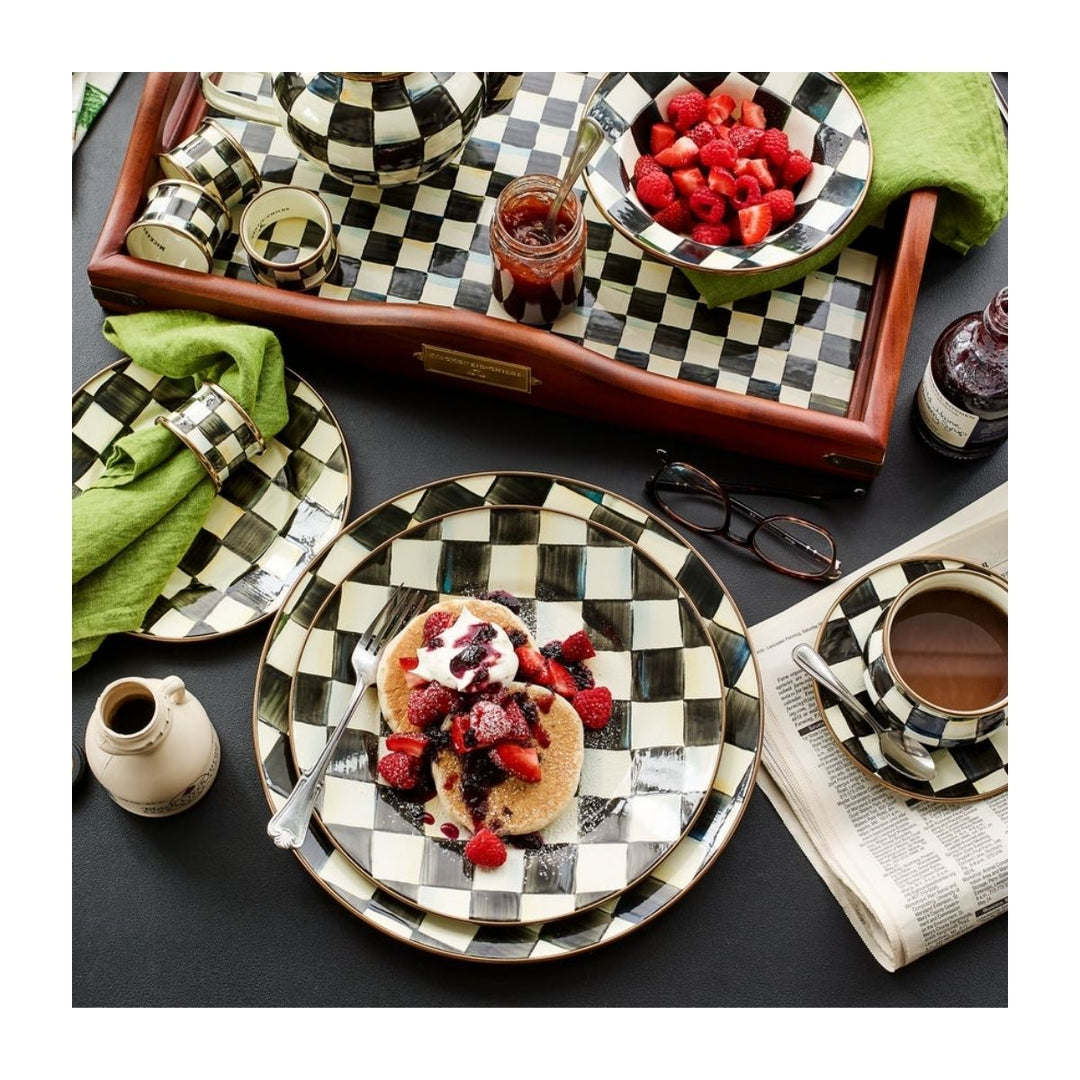 COURTLY CHECK SALAD/DESSERT PLATE