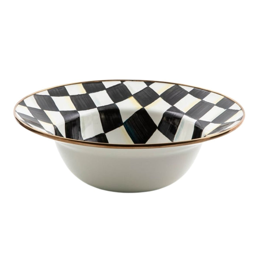 COURTLY CHECK SERVING BOWL - MACKENZIE-CHILDS - Compralo en CorinneRegalos.com