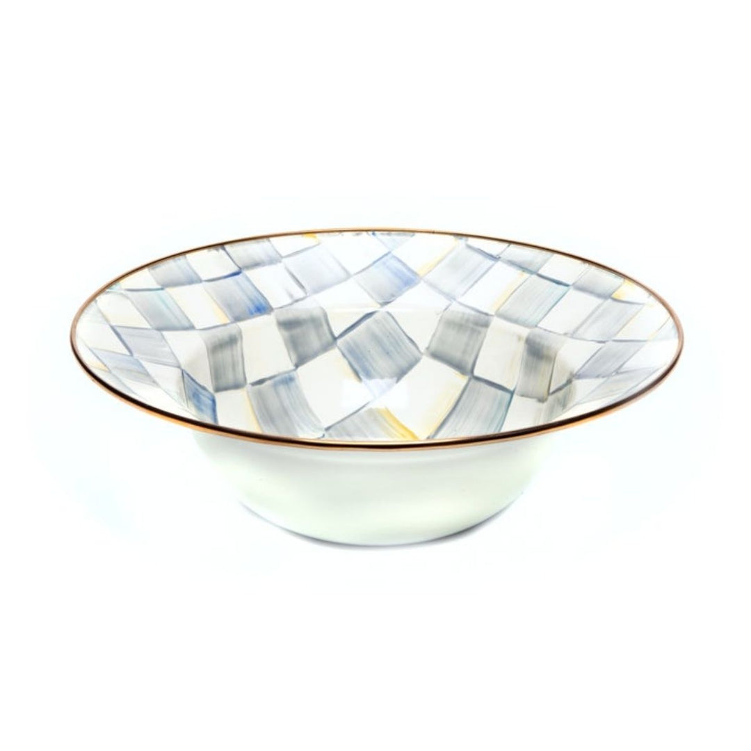 STERLING CHECK SERVING BOWL - MACKENZIE-CHILDS - Compralo en CorinneRegalos.com