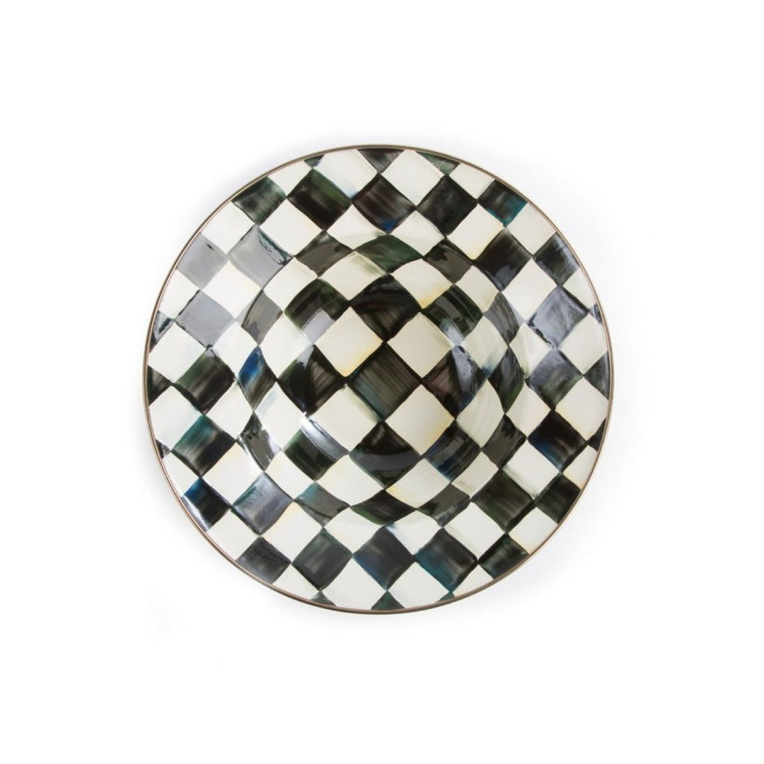 COURTLY CHECK SERVING BOWL