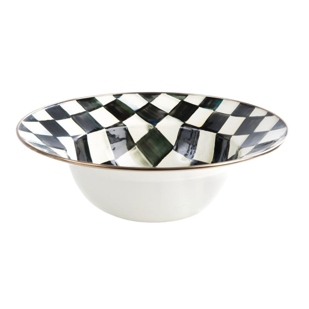 COURTLY CHECK SERVING BOWL