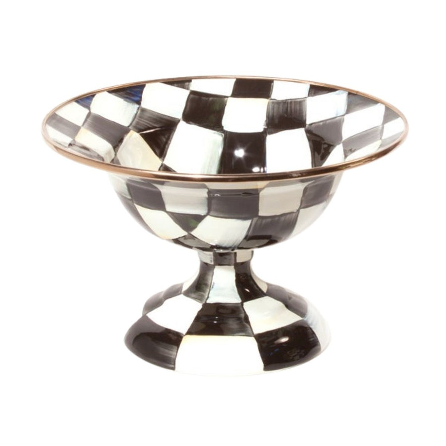 COURTLY CHECK SMALL COMPOTE - MACKENZIE-CHILDS - Compralo en CorinneRegalos.com