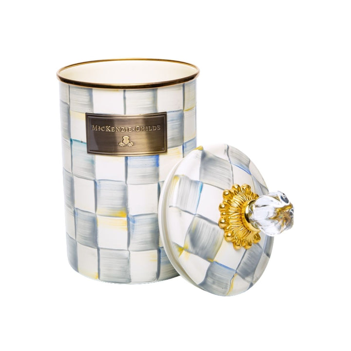 STERLING CHECK LARGE CANISTER