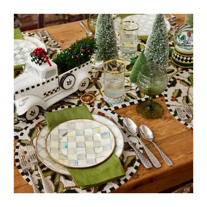 STERLING CHECK DINNER PLATE