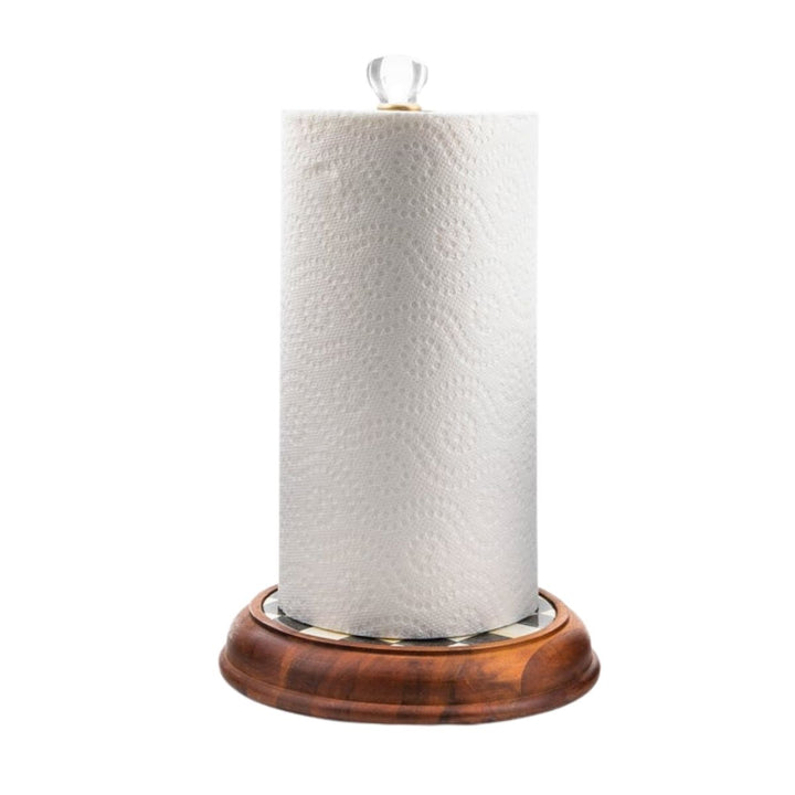COURTLY CHECK WOOD PAPER TOWEL HOLDER