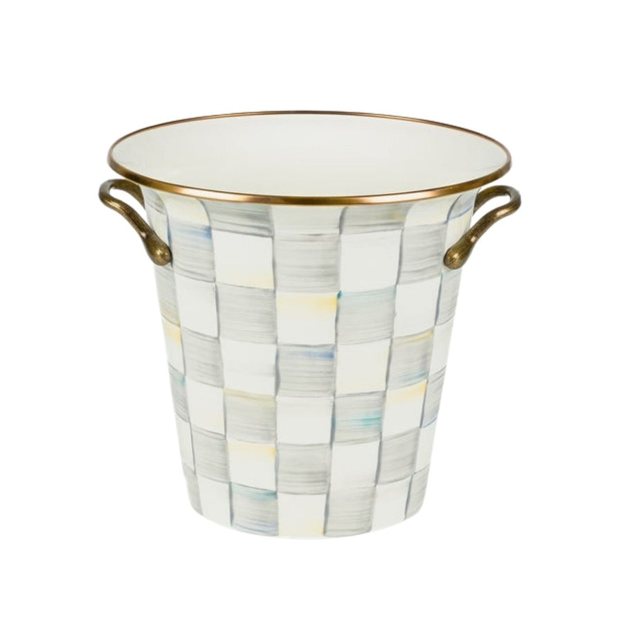 STERLING CHECK WINE COOLER - MACKENZIE-CHILDS - Compralo en CorinneRegalos.com