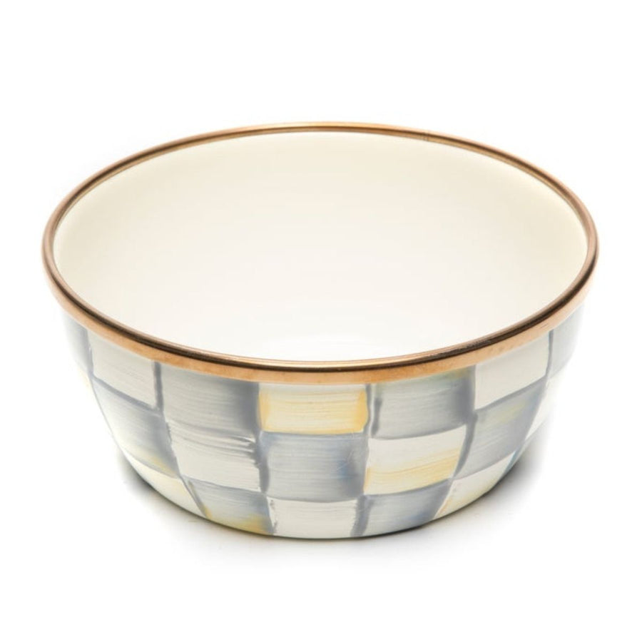 STERLING CHECK PINCH BOWL - MACKENZIE-CHILDS - Compralo en CorinneRegalos.com