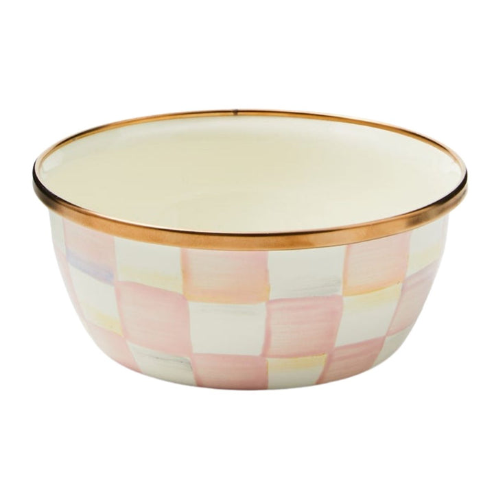 ROSY CHECK PINCH BOWL - MACKENZIE-CHILDS - Compralo en CorinneRegalos.com