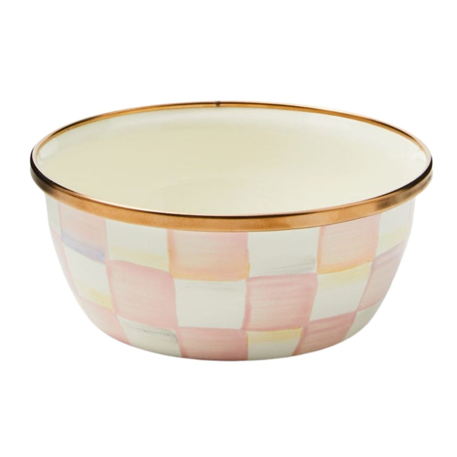 ROSY CHECK PINCH BOWL - MACKENZIE-CHILDS - Compralo en CorinneRegalos.com