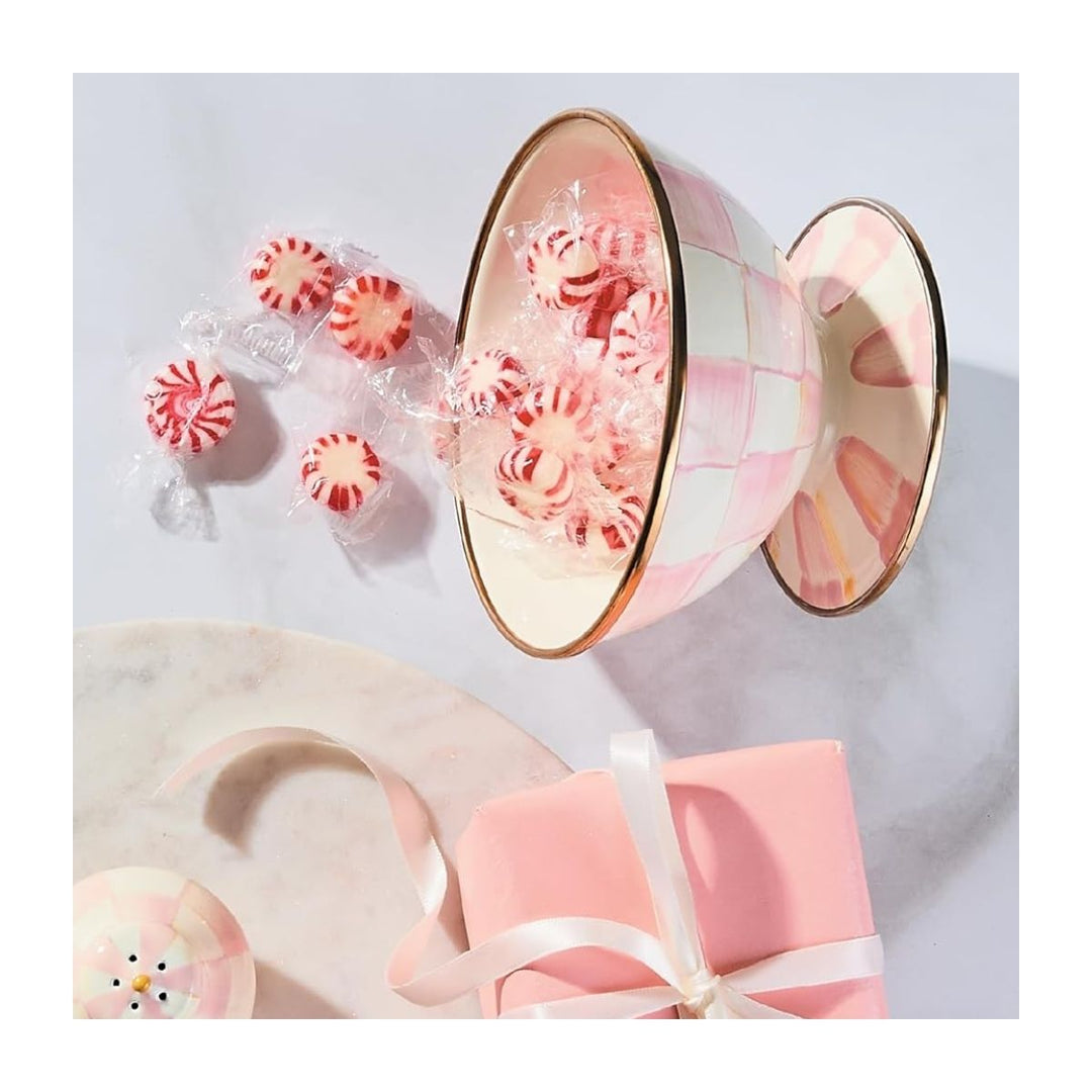 ROSY CHECK ICE CREAM DISH