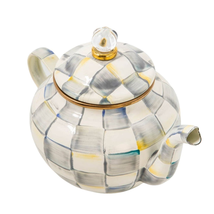STERLING CHECK 4 CUP TEAPOT