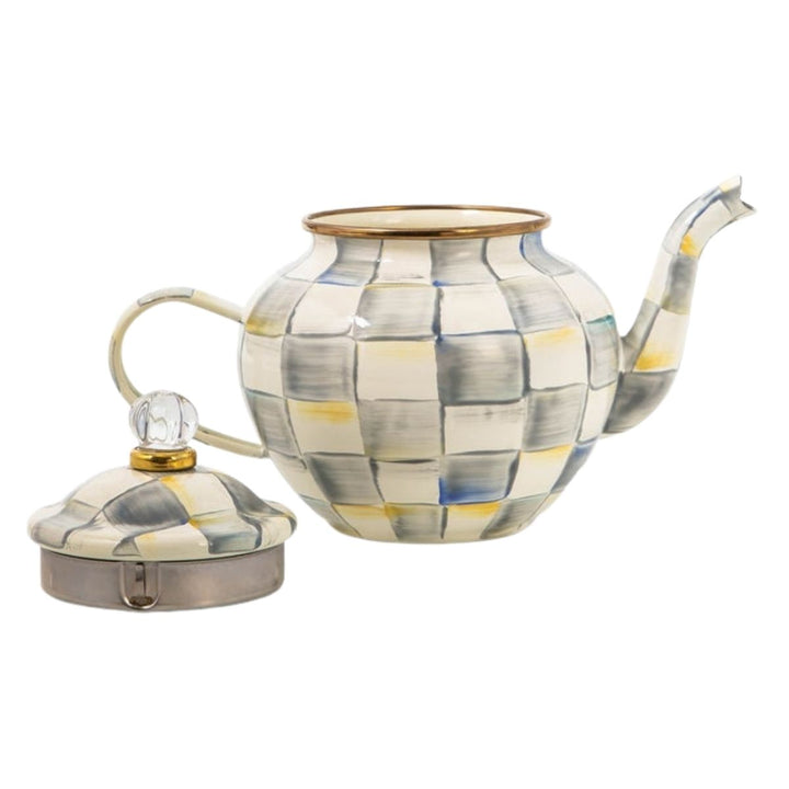 STERLING CHECK 4 CUP TEAPOT