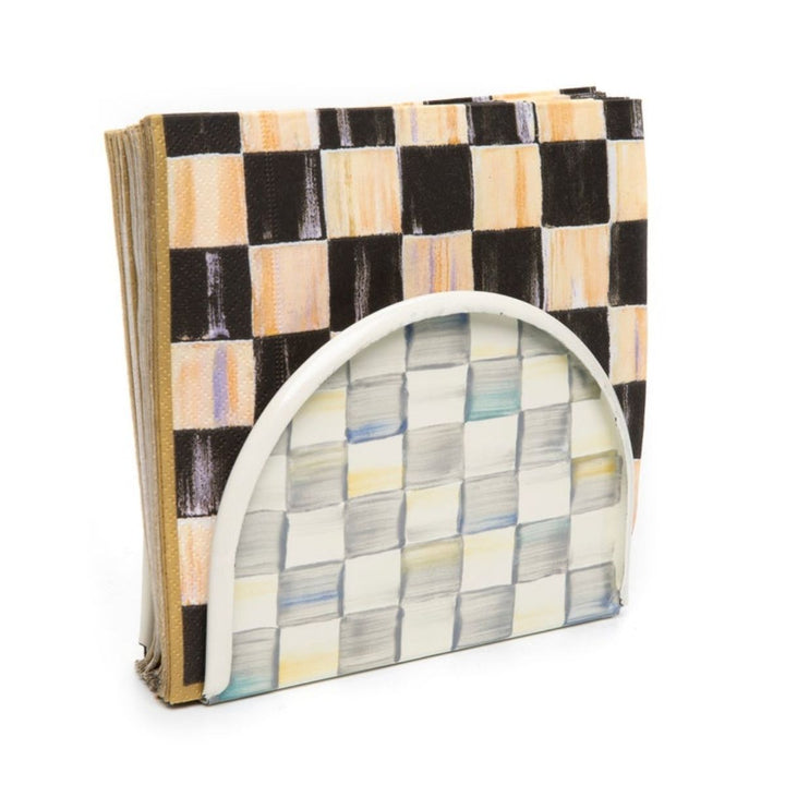 STERLING CHECK NAPKIN HOLDER