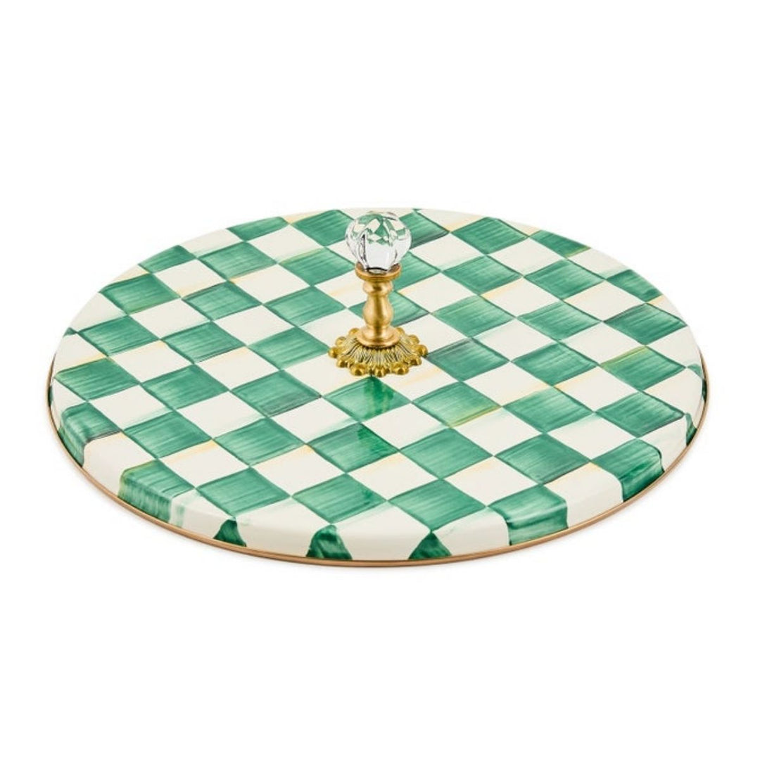 EMERALD CHECK CHEESE COURSE - MACKENZIE-CHILDS - Compralo en CorinneRegalos.com