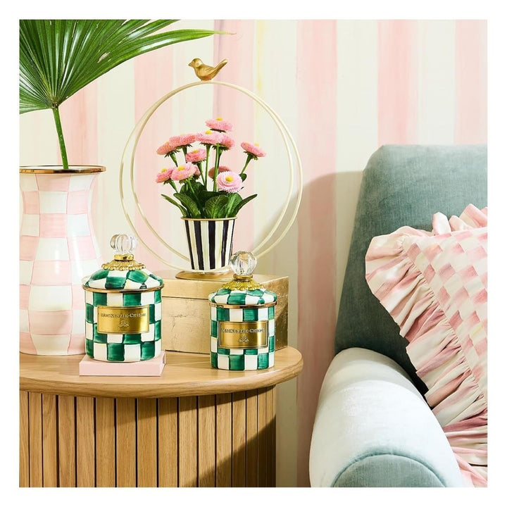 EMERALD CHECK MINI CANISTER