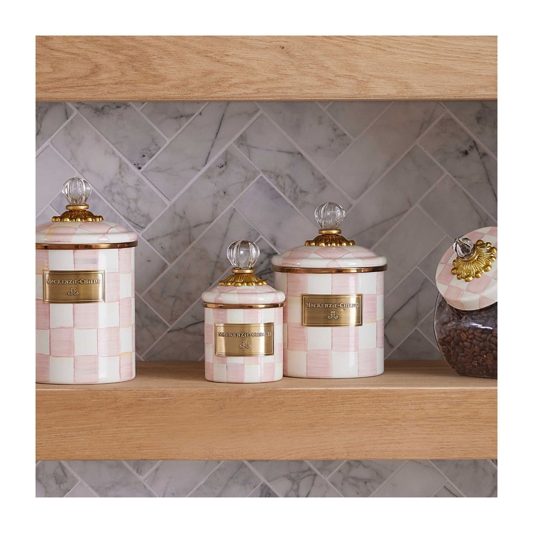 ROSY CHECK MINI CANISTER