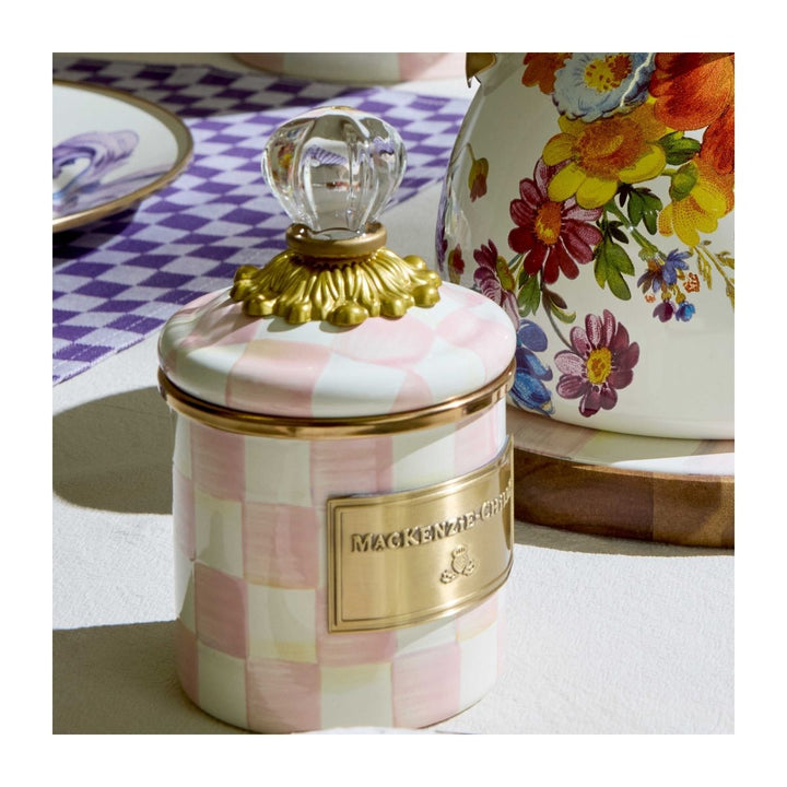 ROSY CHECK MINI CANISTER
