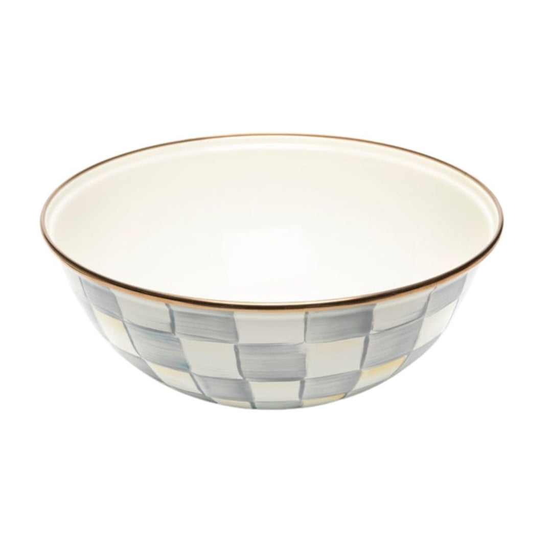 STERLING CHECK MEDIUM EVERYDAY BOWL - MACKENZIE-CHILDS - Compralo en CorinneRegalos.com