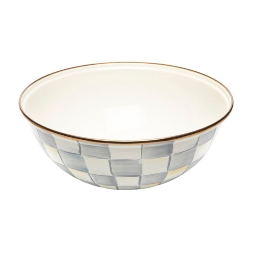 STERLING CHECK MEDIUM EVERYDAY BOWL - MACKENZIE-CHILDS - Compralo en CorinneRegalos.com