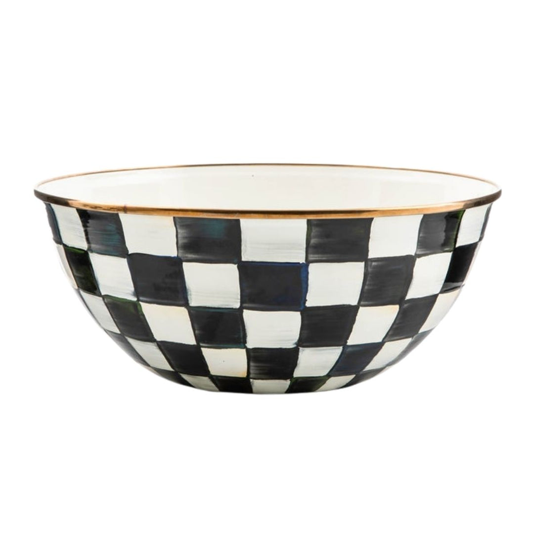 COURTLY CHECK LARGE EVERYDAY BOWL - MACKENZIE-CHILDS - Compralo en CorinneRegalos.com