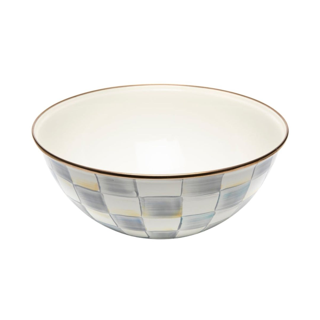 STERLING CHECK LARGE EVERYDAY BOWL - MACKENZIE-CHILDS - Compralo en CorinneRegalos.com