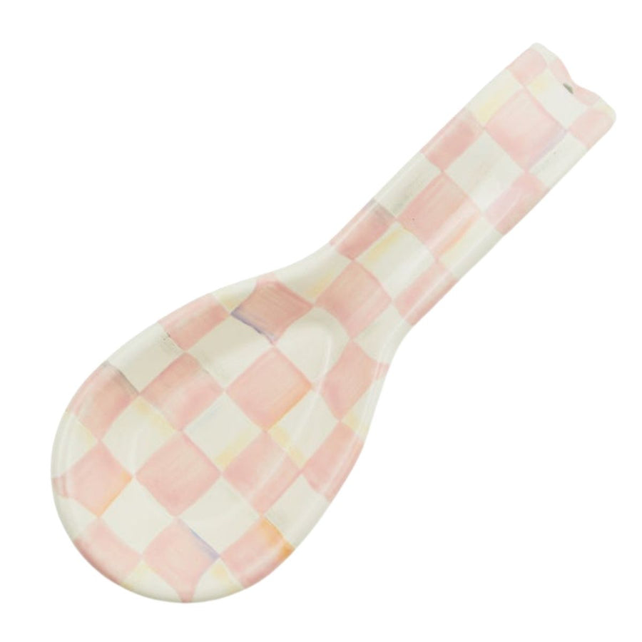 ROSY CHECK SPOON REST - MACKENZIE-CHILDS - Compralo en CorinneRegalos.com