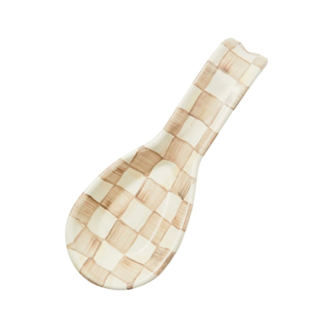MOCHA CHECK SPOON REST
