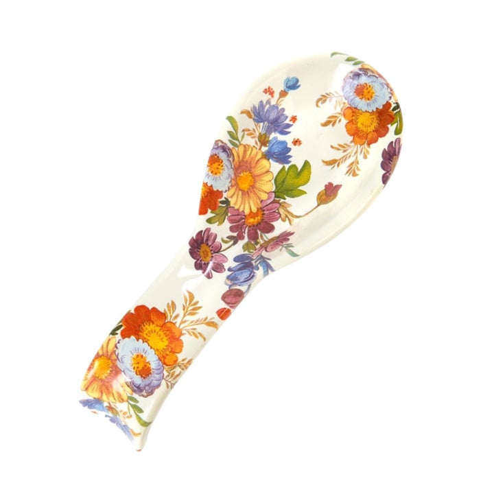 WHITE FLOWER MARKET SPOON REST - MACKENZIE-CHILDS - Compralo en CorinneRegalos.com