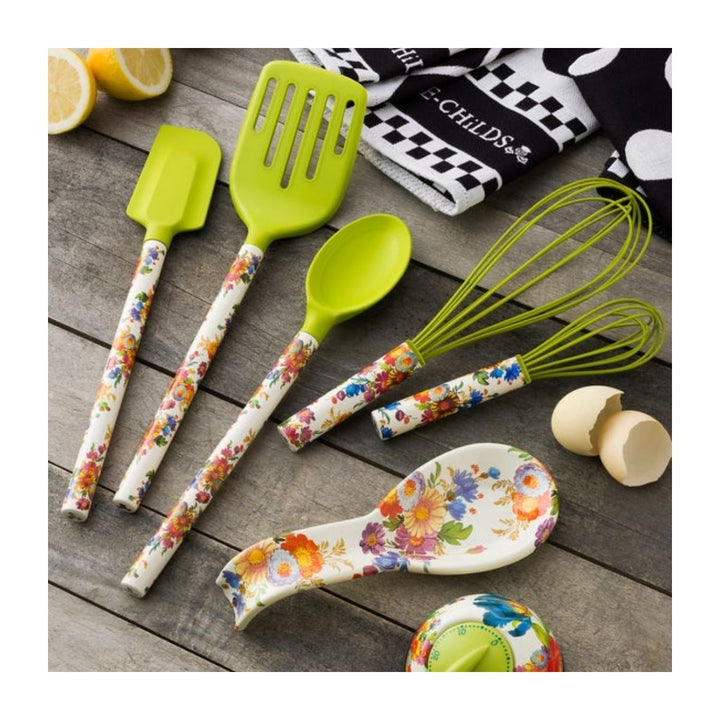 WHITE FLOWER MARKET SPOON REST