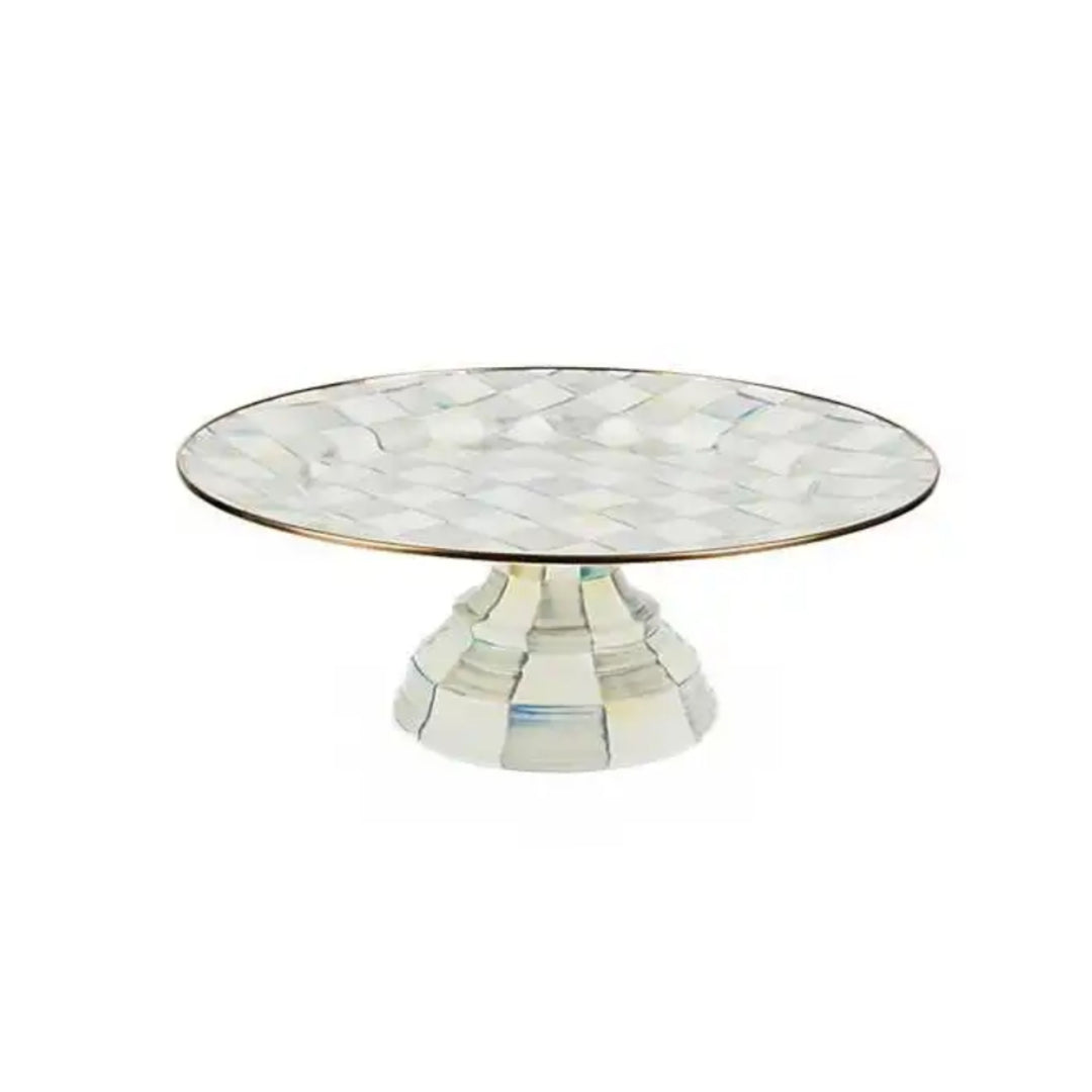 LARGE PEDSTAL PLATTER STERLING - MACKENZIE-CHILDS - Compralo en CorinneRegalos.com