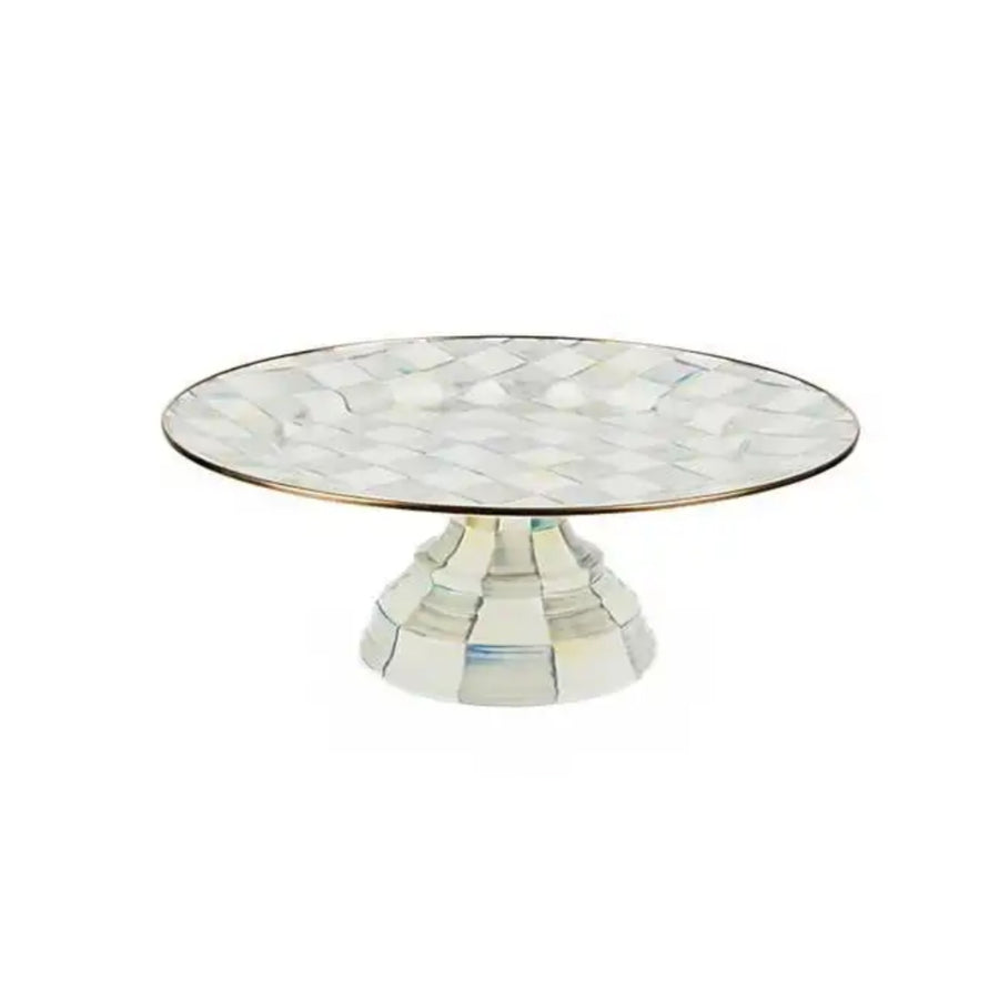 LARGE PEDSTAL PLATTER STERLING - MACKENZIE-CHILDS - Compralo en CorinneRegalos.com