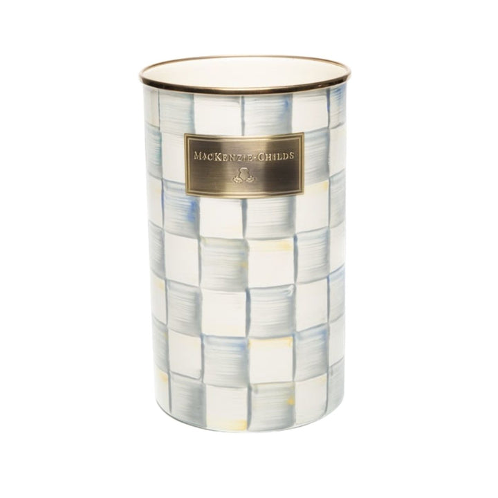 STERLING CHECK UTENSIL HOLDER - MACKENZIE-CHILDS - Compralo en CorinneRegalos.com