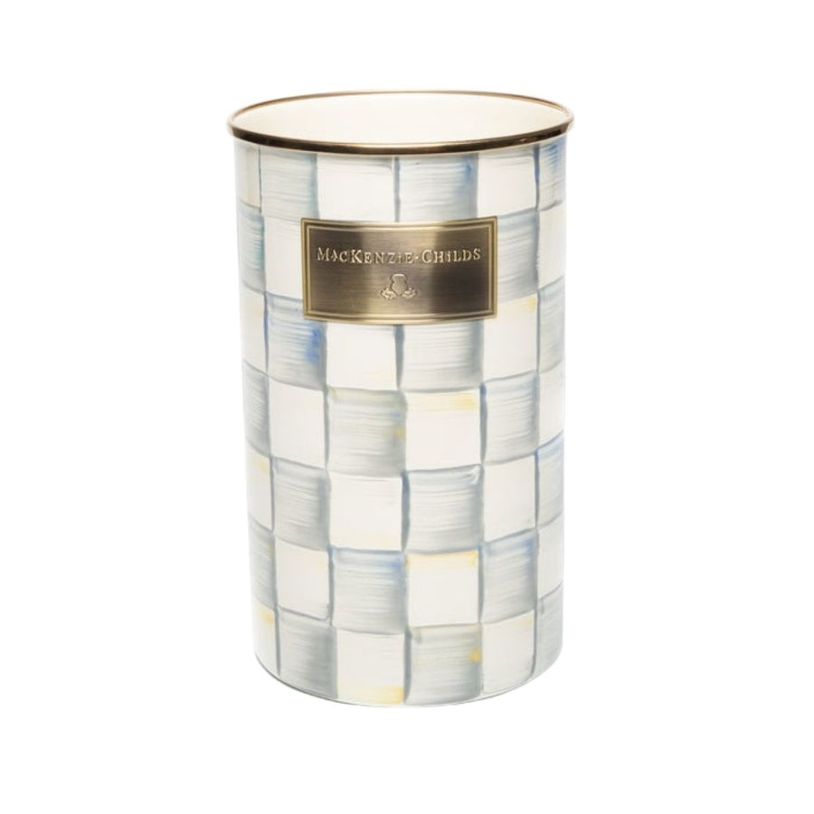 STERLING CHECK UTENSIL HOLDER - MACKENZIE-CHILDS - Compralo en CorinneRegalos.com