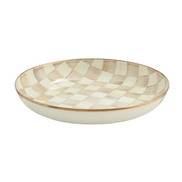 MOCHA CHECK ABUNDANT BOWL - MACKENZIE-CHILDS - Compralo en CorinneRegalos.com