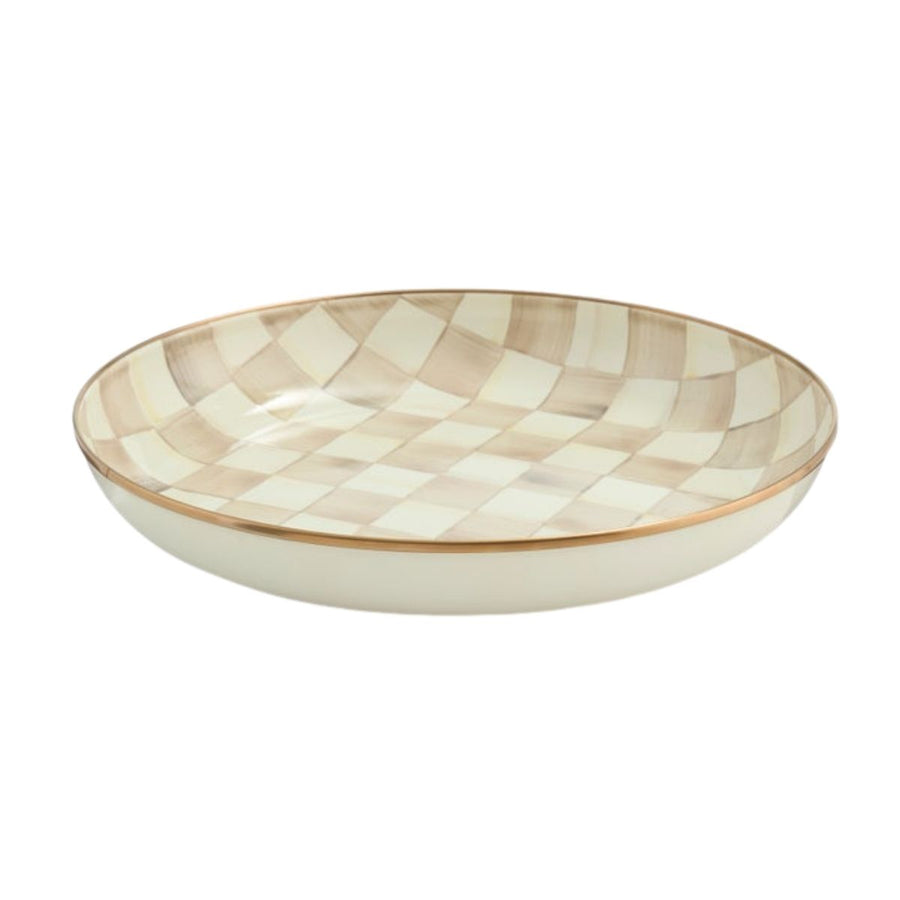 MOCHA CHECK ABUNDANT BOWL - MACKENZIE-CHILDS - Compralo en CorinneRegalos.com