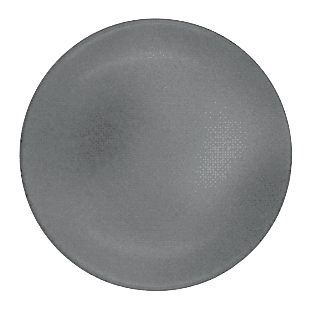 PLATO TRINCHE 27 CHENA SIN RELIEVE GRIS DENALI MATE - ANFORA - Compralo en CorinneRegalos.com
