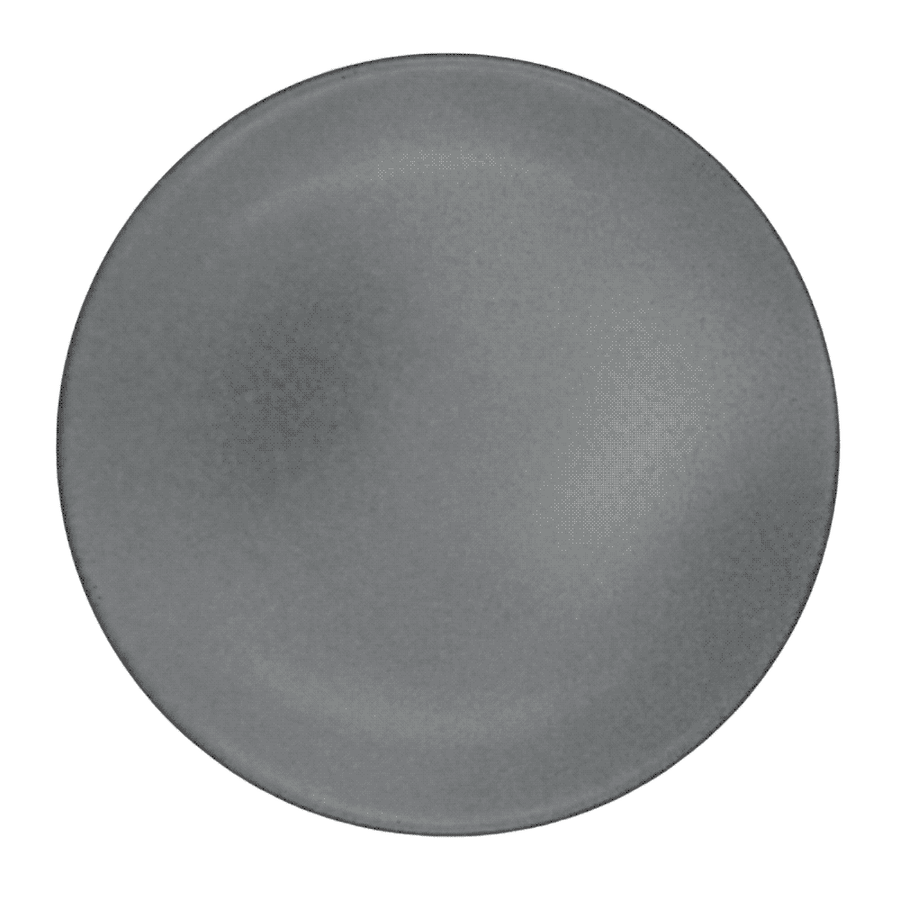 PLATO TRINCHE 27 CHENA SIN RELIEVE GRIS DENALI MATE - ANFORA - Compralo en CorinneRegalos.com