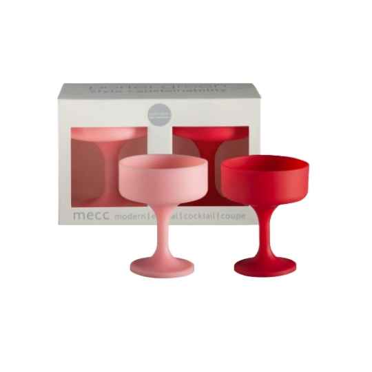 CHERRY  BLUSH  MECC  SILICONE UNBREAKABLE COCKTAIL GLASSES - PORTER GREEN - Compralo en CorinneRegalos.com