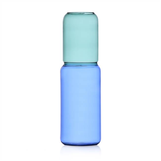 REVOLVE VASE 35 CM PETROLBLUE/BLUE